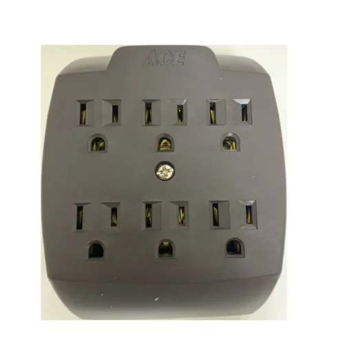 Projex Grounded 6 outlets Adapter 1 pk