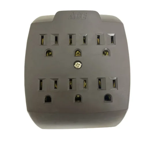 Projex Grounded 6 outlets Adapter 1 pk