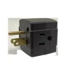Projex Grounded 3 outlets Cube Adapter 1 pk (Pack of 10)
