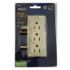 Projex Grounded 1 outlets 3 To 2 Adapter 1 pk (Pack of 25)