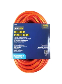 Projex Indoor or Outdoor 100 ft. L Orange Extension Cord 14/3 SJTW