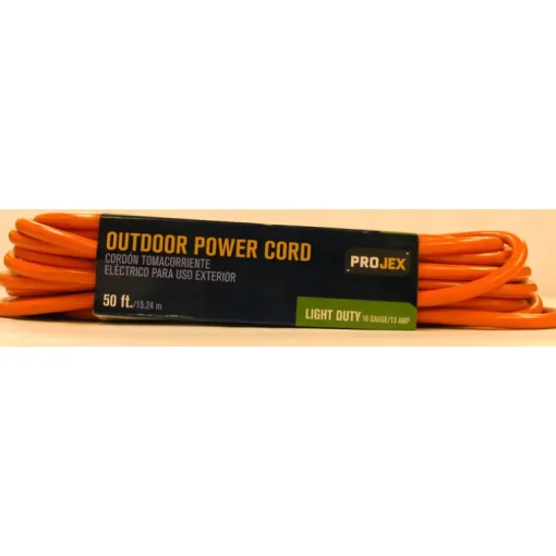 Projex Outdoor 50 ft. L Orange Extension Cord 16/3 SJTW