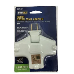 Projex Polarized 3 outlets Switch Tap Adapter 1 pk (Pack of 5)