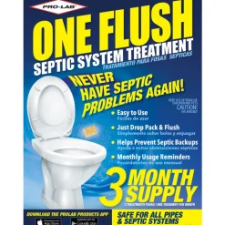 Pro-Lab One Flush No Scent Septic & Plumbing Treatment 8 oz Stick