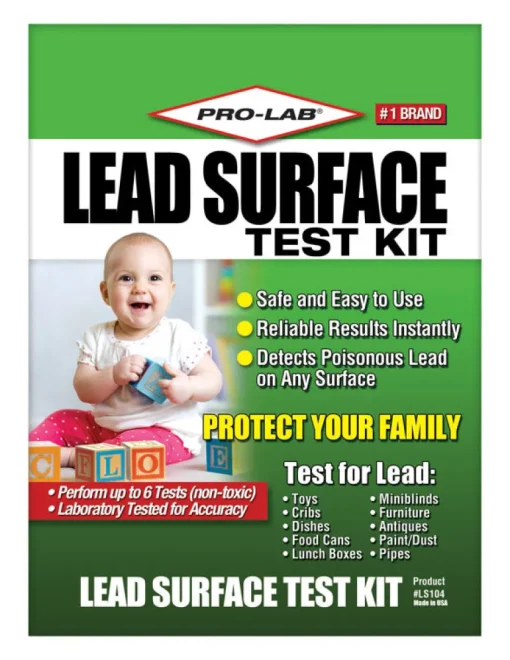 Pro-Lab Safe and Easy to Use Non-Toxic Professional Lead Surface Test Kit