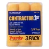 Purdy Contractor 1st Polyester 9 in. W X 3/8 in. Paint Roller Cover 3 pk