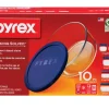Pyrex 6.63 in. W X 13 in. L Bake and Store Set Blue/Clear 10 pc