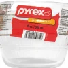 Pyrex 4.88 in. W x 4.88 in. L Custard Cups Clear