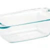 Pyrex 5-1/4 in. W x 8-3/4 in. L Loaf Pan Clear (Pack of 4)