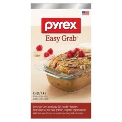 Pyrex 5-1/4 in. W x 8-3/4 in. L Loaf Pan Clear (Pack of 4)