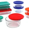 Pyrex 1110608 Pyrex Multicolored Food Storage Container 18 Piece Set