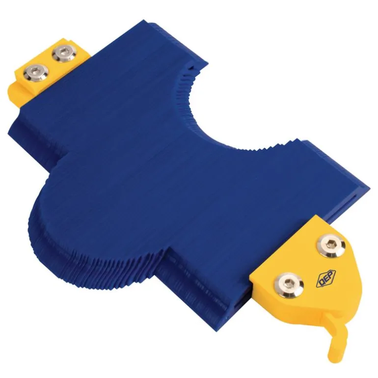 QEP 6 in. H X 4 in. W X 1/4 in. L Plastic Contour Gauge 1 pk