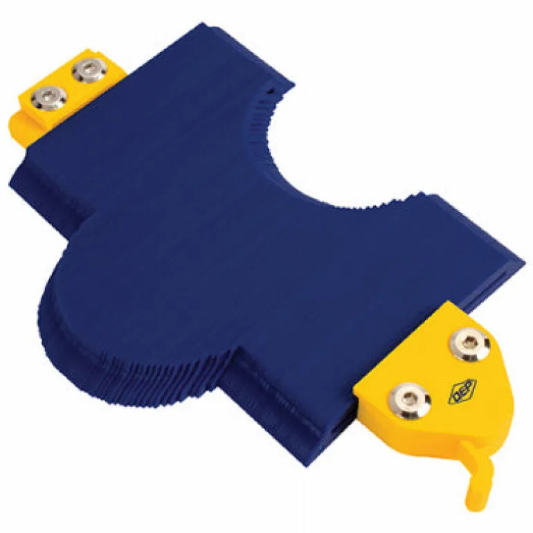 QEP 6 in. H X 4 in. W X 1/4 in. L Plastic Contour Gauge 1 pk