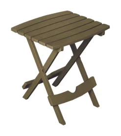 QUIK-FOLD SIDE TABLE BRN