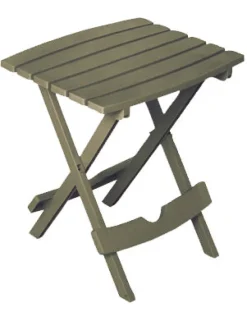 QUIK-FOLD SIDE TABLE BRN