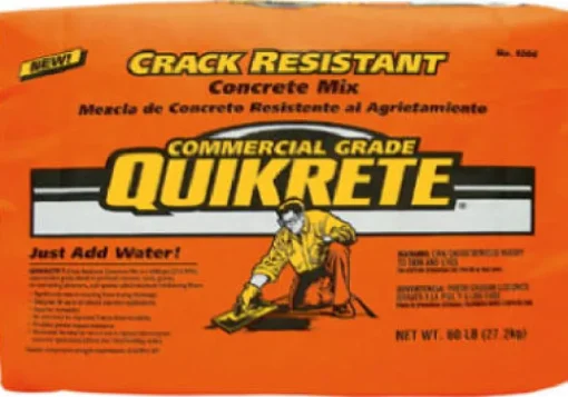 Quikrete Crack Resistant Concrete Mix 60 lb Gray
