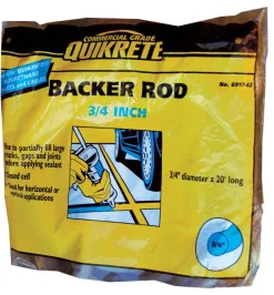 Quikrete Gray Foam Joint Barrier Foam 3/4" x 20 ft.