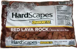 Quikrete HardScapes Red Medium Lava Rock Decorative Stone 0.5 cu. ft. Coverage