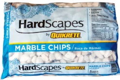 Quikrete HardScapes White Stone Marble Chips 0.5 cu ft 50 lb