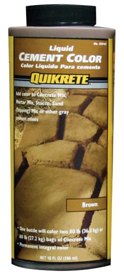 Quikrete Liquid Cement Color 10 oz Brown/Gray