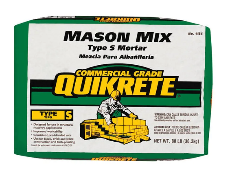 Quikrete Mason Mix Type S 80 lb Gray
