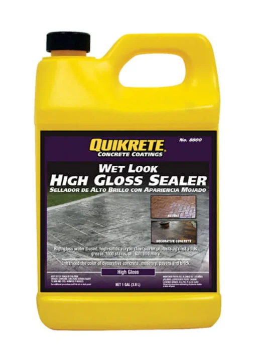 Quikrete Wet Look Gloss Clear Concrete Sealer 1 gal. (Pack of 4)
