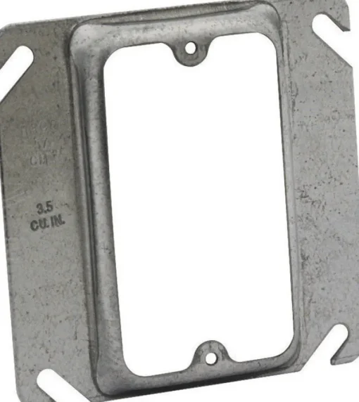 Raco Square Steel 1 gang 4 in. H X 4 in. W Box Cover