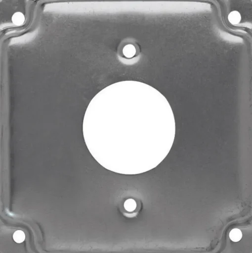 Raco Square Steel 4 in. H X 4 in. W Box Cover