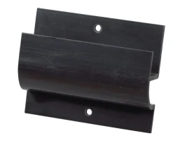 Racor 4 in. H x 4 in. W x 1-3/4 in. D Black Steel Wheelbarrow/Ladder Bracket