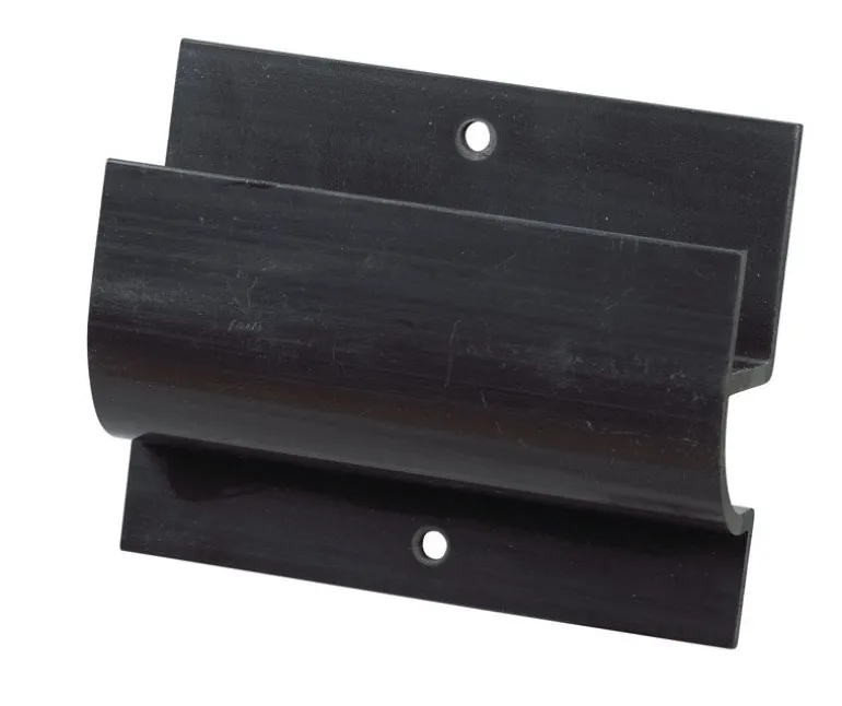 Racor 4 in. H x 4 in. W x 1-3/4 in. D Black Steel Wheelbarrow/Ladder Bracket