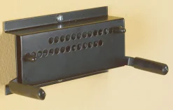 Racor 8-1/2 in. H x 1-1/2 in. W x 1-1/2 in. D Black Steel Skateboard Rack