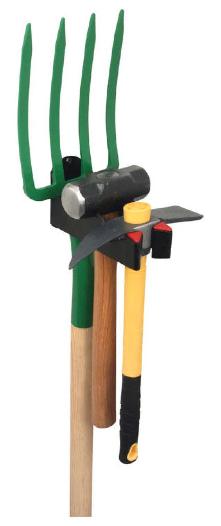 Racor 6-1/2 in. L Black Steel SecureHold Triple Tool Holder 65 lb. capacity 1 pk