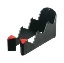 Racor 6-1/2 in. L Black Steel SecureHold Triple Tool Holder 65 lb. capacity 1 pk