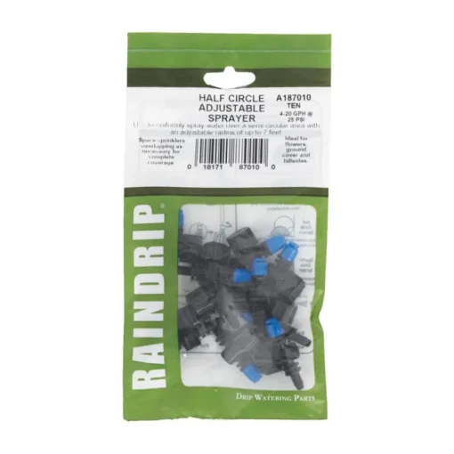 Raindrip Half-Circle Drip Irrigation Micro Spray 20 gph 10 pk