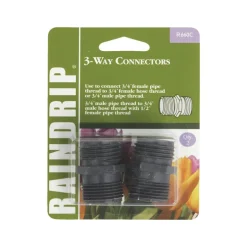 Raindrip Plastic Drip Irrigation Connector 2 pk