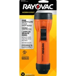 Rayovac Industrial 8 lm Orange Incandescent Flashlight D Battery