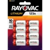 Rayovac Lithium 123A 3 V Camera Battery 8 pk