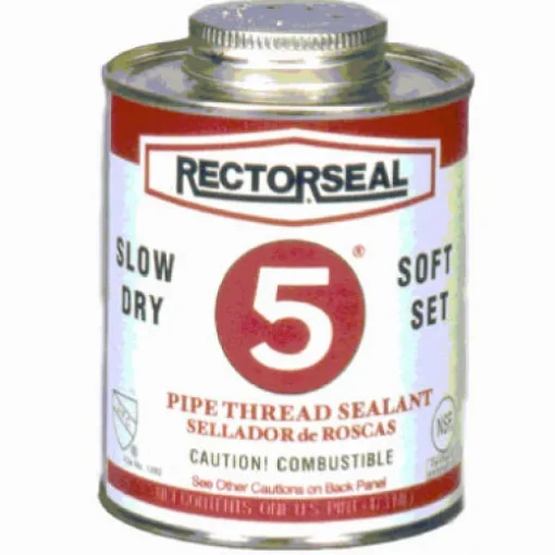 RectorSeal Soft Dry 5 Soft Set Yellow Pipe Thread Sealant 4 oz