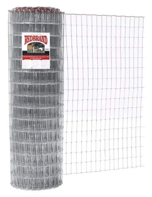 Red Brand Square Deal 60 in. H X 100 ft. L Steel Horse Fence Silver