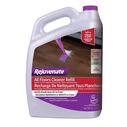 Rejuvenate Clean Fresh Scent Floor Cleaner Refill Liquid 128 oz. (Pack of 2)