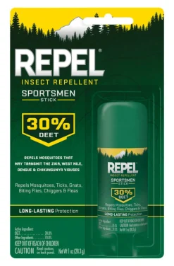 Repel Sportsmen Stick Insect Repellent Solid For Gnats/Mosquitoes/Ticks 1 oz
