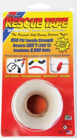 Rescue Tape Clear 1 in. W X 12 ft. L Silicone Tape