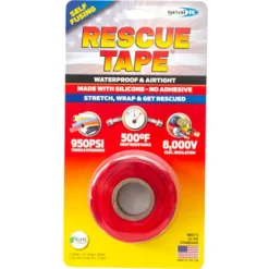 Rescue Tape Red 1 in. W X 12 ft. L Silicone Tape