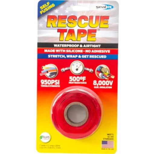 Rescue Tape Red 1 in. W X 12 ft. L Silicone Tape