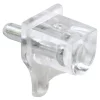 Richelieu Clear Plastic/Steel Shelf Support Peg 5 Ga. 0.8 in. L 10 lb