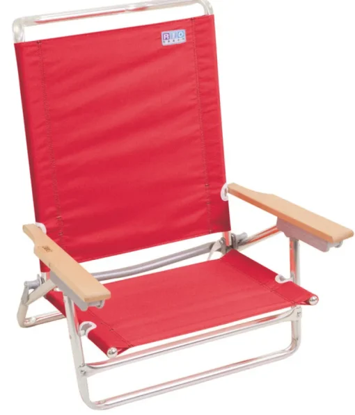 Rio Brands 5 position Beach Chair (Pack of 4)
