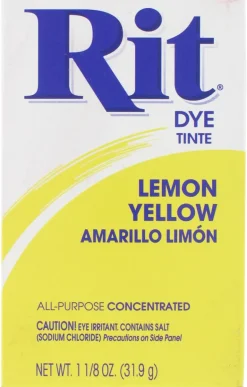 Rit 1 1 Oz Yellow Rit Powder Dye (Pack of 6)