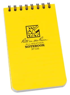 Rite In The Rain 3 in. W x 5 in. L Top-Spiral Notebook (Pack of 12)