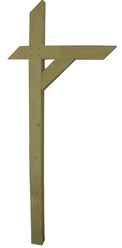 Rocky Top 72 in. Natural Green Pressure Treated Pine Mailbox Post