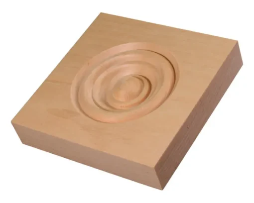 ROSETTE TRIM PINE 3.75" (Pack of 14)